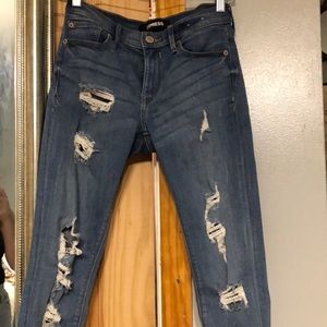 Express distressed jeans